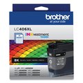 Brother LC406XLBKS INKvestment High-Yield Ink, 6.000 Page-Yield, Black LC406XLBKS